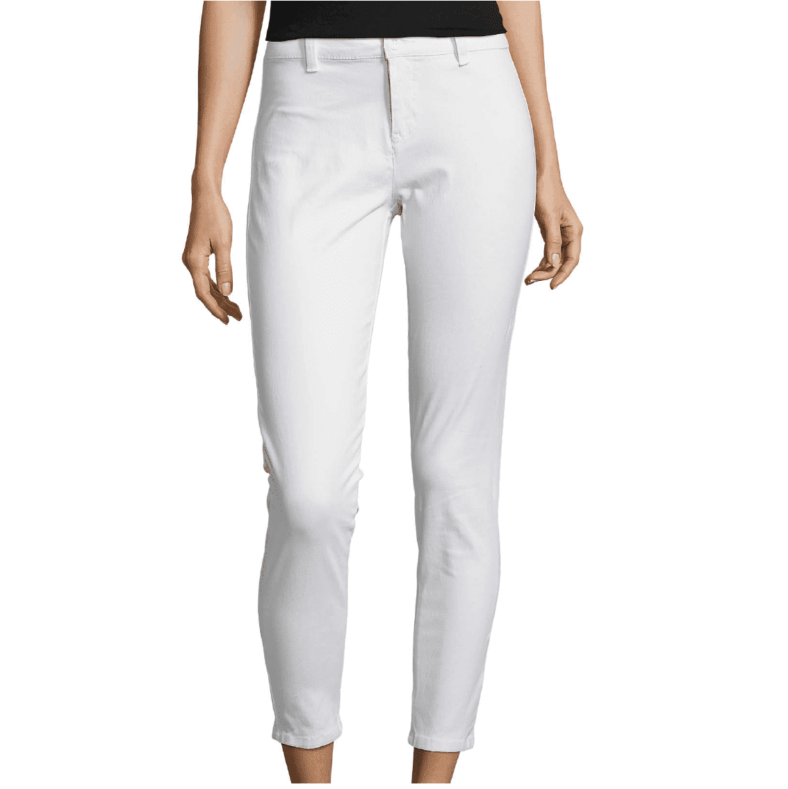 Pantalon chino gris top femme